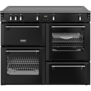 110cm Induction Stoves Range Cooker, Black, A Rated - DX RCA RICH 110Ei ZLS