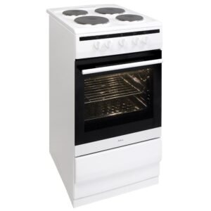 50cm Four Zone Freestanding Electric Cooker - Amica 508EE1W (Discontinued)