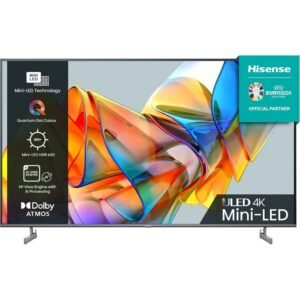 Hisense TV, 55 Inch 4K Ultra HD Mini-LED - U6 Series 55U6KQTUK (Discontinued)