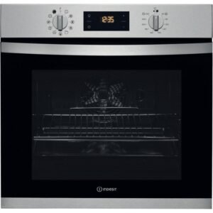 Built-In Electric Oven, Inox, A+ Rated - Indesit IFW3841PIXUK