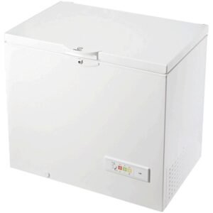 252L Low Frost Freestanding Chest Freezer, White - Indesit OS2A250H21