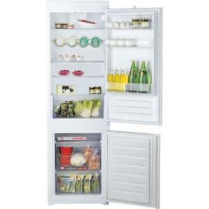 273L Low Frost Integrated Fridge Freezer, Sliding Hinge, 70/30, E Rated - Hotpoint HMCB70302UK