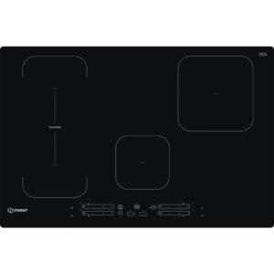 75cm 4 Zone Induction Hob With Dualzone, Black - Indesit IB21B77NE