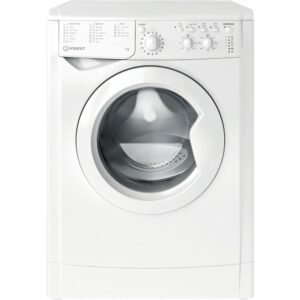 7kg Indesit Washing Machine, 1200 Spin, White, E Rated - IWC71252WUKN (Discontinued)