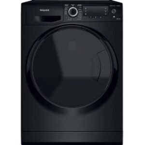 8Kg Hotpoint Washer Dryer, Black, D Rated - NDD8636BDAUK