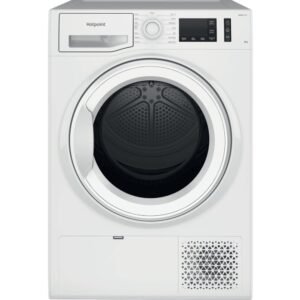 8kg Heat Pump Tumble Dryer, White, A rated - Hotpoint NTM1182UK