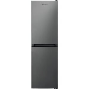248L Frost Free Hotpoint Fridge Freezer, 50/50, Silver - HBNF55182SUK