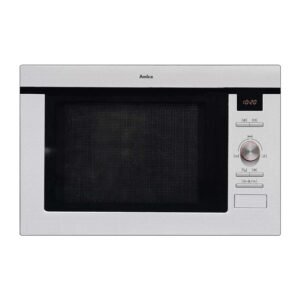 25L Built-in Microwave Oven and Grill, Stainless Steel - Amica AMM25BI