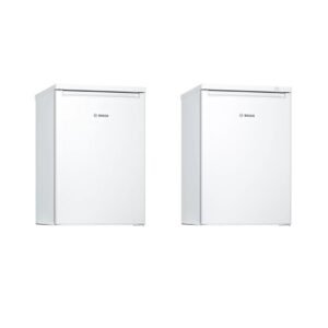 85cm Under Counter Freezer & Under Counter Fridge with Ice Box Pack, White - Bosch