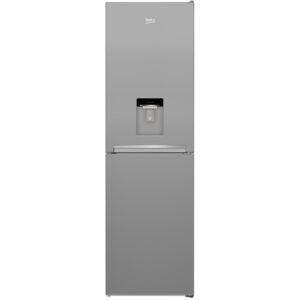 268L Freestanding Frost Free Beko Fridge Freezer, 50/50, Silver - CFG4582DS