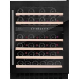 46 Bottle Wine Cooler, Black, G Rated - CDA CFWC604BL (Discontinued)