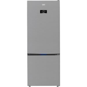 475L Freestanding Frost Free Beko Fridge Freezer, 70/30, Stainless Steel - CNG5785VPS