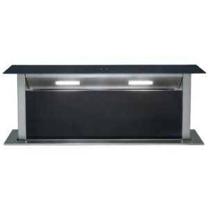 90cm Black Downdraft Extractor Cooker Hood - SIA DD90BL