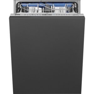 Fully Integrated Dishwasher, Black - Smeg DI324AQ
