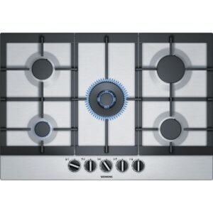 75cm  5 Burner Gas Hob Stainless Steel - Siemens EC7A5RB90 iQ500