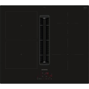 60cm Black Vented Induction Hob - Siemens ED611BS16E iQ300