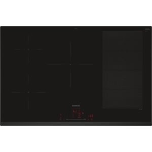 80cm 5 Zone Induction Hob, Black - Siemens EX851HVC1E iQ700