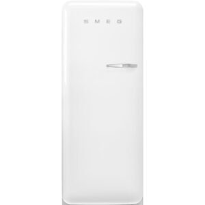 244L Retro Tall Fridge with Ice Box, White - Smeg FAB28LWH5UK