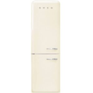331L Retro Frost Free Smeg Fridge Freezer, 60/40, Cream - FAB32LCR5UK