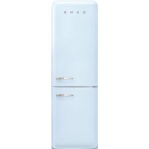 331L Retro Frost Free Smeg Fridge Freezer, 60/40, Pastel Blue - FAB32RPB5UK