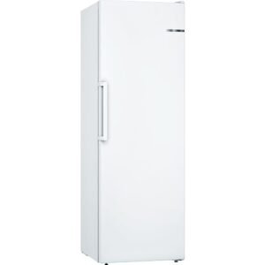 60cm Frost Free Tall Freezer, White - Bosch GSN33VWEPG Series 4