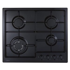 4 Burner Gas Hob, Black - CDA HG6251BL (Discountinued)