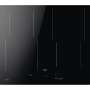 2 Zone Induction Hob, Domino, Black Frameless - CDA HN3621FR