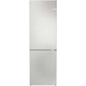 321L No Frost Bosch Fridge Freezer, 60/40, Stainless Steel - KGN362LDFG