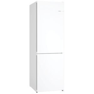 321L No Frost Bosch Fridge Freezer, 60/40, White - KGN362WDFG