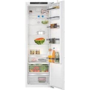 310L Built-In Integrated Larder Fridge, White - Bosch KIR81ADD0G Series 6