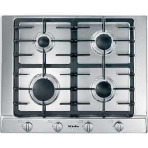 65cm 4 Burner Gas Hob Stainless Steel - Miele KM2010