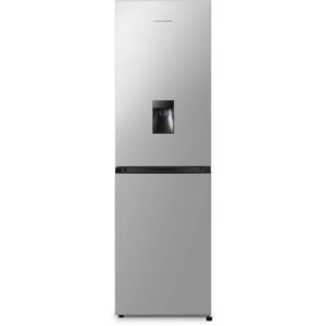 256L Total No Frost Freestanding Fridge Freezer, 50/50, Silver - Fridgemaster MC55251DES