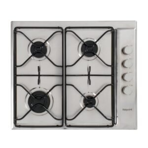 58cm 4 Burner Gas Hob Stainless Steel - Hotpoint PAN 642 IX/H (Discontinued)