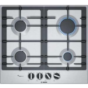 60cm 4 Burner Bosch Gas Hob Stainless Steel - PCP6A5B90 Series 6