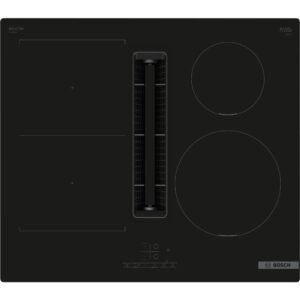 60cm Black Vented Hob, B Rated - Bosch PVS611B16E Series 4