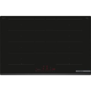 80cm 4 Zone Bosch Induction Hob, Black - PXY83KHC1E Series 6