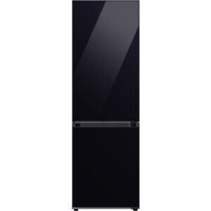 344L Bespoke/EU Samsung Fridge Freezer, Classic 70/30, Black - RB34C6B2E22