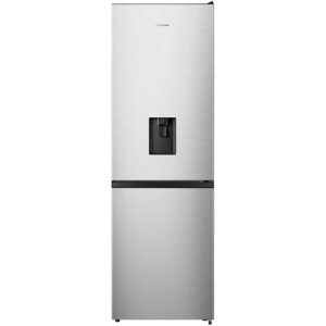 304L Total No Frost Hisense Fridge Freezer, 60/40, Stainless Steel - RB390N4WCE