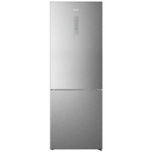 495L Total No Frost Hisense Fridge Freezer, Stainless Steel, E Rated - RB645N4BIE
