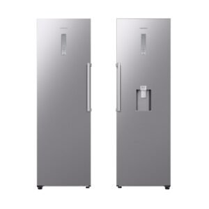 382L Tall Larder Fridge & Tall Freezer Pack, Silver - Samsung