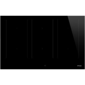 80cm Classic Smeg Induction Hob, Black - SIM3864MB