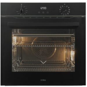 Built-In Electric Oven, Single, Black, A Rated - CDA SL300BL