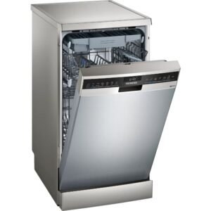 45cm Silver Slimline Dishwasher - Siemens iQ300 SR23EI28ME (Discontinued)