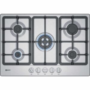 75cm Neff 5 Burner Gas Hob Stainless Steel - T27BB59N0 N50 (Discontinued)