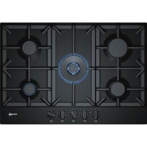 75cm Neff 5 Burner Gas Hob Black - T27DS59S0 N70 (Discontinued)