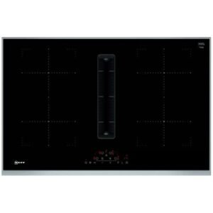 80cm Vented Induction Hob with Extractor, Black - Neff T48TD7BN2 N70 (Discontinued)