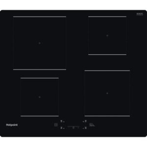 59cm 4 Zone Induction Hob Black - Hotpoint TQ 1460S NE