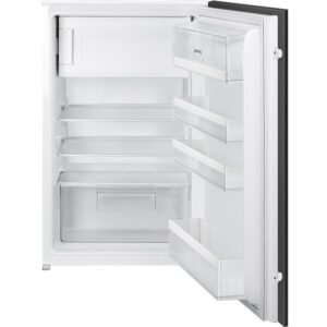 60cm Built-In Integrated Fridge, with Ice Box, Sliding Hinge, White - Smeg UKS4C092E