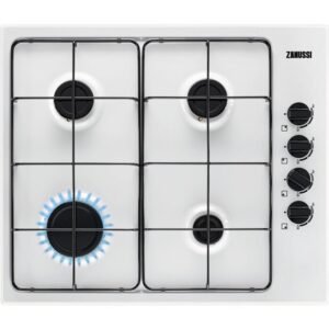 59cm Zanussi Gas Hob 4 Burner White - ZGNN640W (Discontinued)