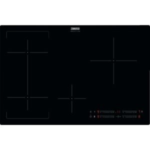 78cm 4 Zone Zanussi Induction Hob, Black Frameless - ZIFN844K